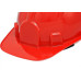 Capacete Com Carneira Prosafety Plastico Vermelho Wps0876