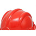 Capacete Com Carneira Prosafety Plastico Vermelho Wps0876