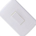 Conjunto Siena 4X2 Branco Com Placa (1Simples Vertical) 6515