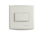 Conjunto Siena 4X2 Branco Com Placa (2Simples Horizontal) 6521