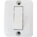 Interruptor Externo Lorenzetti Retangular Branco 1063-B-N