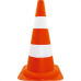 Cone Rigido Prosafety Plastico Laranja/Branco 50Cm Wps1914