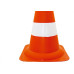 Cone Rigido Prosafety Plastico Laranja/Branco 50Cm Wps1914