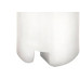 Receptaculo Brasfort Latao E40 Branco 64C 8887 - Kit C/25 