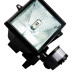 Refletor Brasfort Com Sensor Halogena 150W Preto 8902