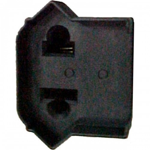 Pino Adaptador (Entrada =2 Redondo/Saida =2 Universal) Fernik Preto 508-1-1 - Kit C/20 