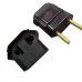 Pino Adaptador (Entrada =2 Redondo/Saida =2 Universal) Fernik Preto 508-1-1 - Kit C/20 