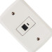 Conjunto Tramontina Lux 4X2 Branco Com Placa (1 Tomada Rj45) 