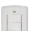 Conjunto Tramontina Lux 4X2 Branco Com Placa (2 Simples+Tomada) 