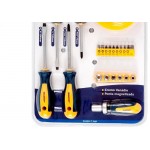 Chave Fenda/Phillips/Torx Brasfort Com Catraca Com 22 Pecas 7031