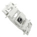 Conjunto Lorenzetti Zuli 4X2 Branco Sem Placa(1Tomada Tv Satelite) Lzn060