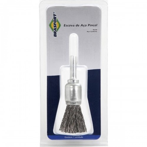 Escova Aco Brasfort Pincel 12Mmcom Haste 7265