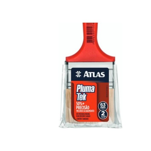 Pincel Trincha Pintura Atlas   2.1/2'' Plumatek  At315/6 - Kit C/12