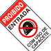 Placa Sinalizacao Pvc 20X30 ''Proibido Uso De Capacete'' 250Sp