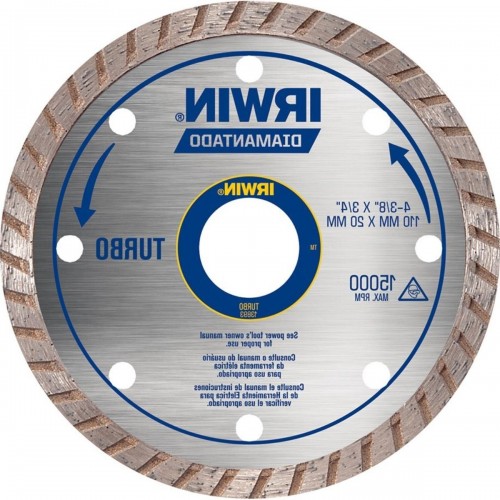 Disco Diamantado Irwin Turbo 110Mm Agua Iw13893