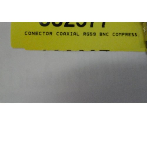 Conector Coaxial Rg59 Bnc Compressao  4119 - Kit C/10