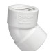 Cotovelo Branco Krona Rosca Rosca 45 X 1/2'' 250 - Kit C/15 