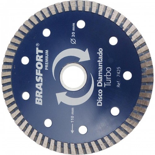 Disco Diamantado Brasfort Premium Turbo 110Mm 7425