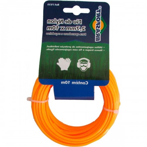 Fio De Nylon Brasfort Redondo 2,7Mm/ 10M 7535