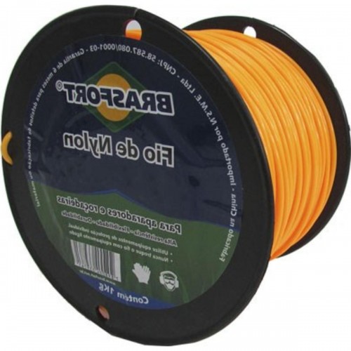 Fio De Nylon Brasfort Redondo 2,4Mm/200M 1Kg 7540