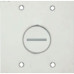 Placa Piso Inox 4X4 Para 1 Rosca Pi44Ro