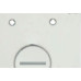 Placa Piso Inox 4X4 Para 1 Rosca Pi44Ro