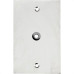 Placa Piso Inox 4X2 Com Furo Pi42F