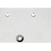 Placa Piso Inox 4X4 Com Furo Pi44F