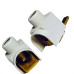 Conector Generico 25Mm Steck Para Disjuntor Scf1000 - Kit C/3 