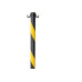 Pedestal Pvc 90Cm Prosafety Preto/Amarelo Wps1932