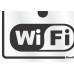 Placa Sinalizacao Aluminio 15X15 ''Internet Wi-Fi'' 120Bc