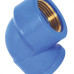 Cotovelo Azul Krona Liso Rosca 32Mm X 3/4'' 500 - Kit C/10 