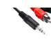 Cabo Audio/Video 2Rca+1P2 Stereo 1,8M 1013 - Kit C/10 