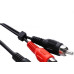 Cabo Audio/Video 2Rca+1P2 Stereo 1,8M 1013 - Kit C/10 