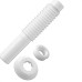 Tubo Ligacao Blukit Flexivel Ajustavel Branco 290403-412