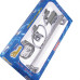 Acessorio Wc Daivak Abs+Metal Cromado 5 Pecas Com Ventosa 504