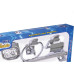 Acessorio Wc Daivak Abs+Metal Cromado 5 Pecas Com Ventosa 504