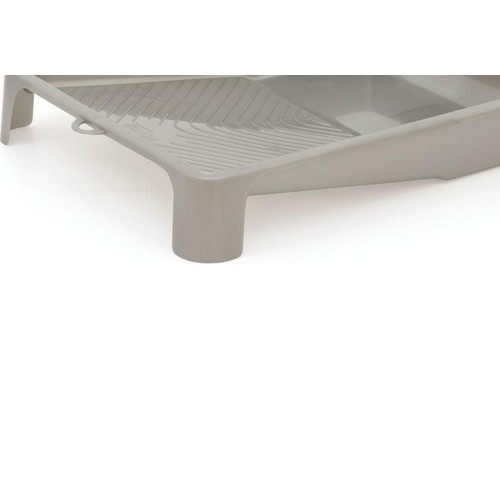 Bandeja De Plastico Roma 23Cm Cinza 4 2123