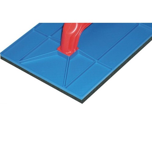 Desempenadeira Pvc Zumplast 12X22 Com Borracha Azul 2275