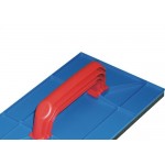 Desempenadeira Pvc Zumplast 12X22 Com Borracha Azul 2275