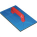 Desempenadeira Pvc Zumplast 17X30 Com Borracha Azul 2268