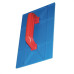 Desempenadeira Pvc Zumplast 17X30 Lisa Azul 2370A