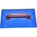 Desempenadeira Pvc Zumplast 12X22 Corrugada Azul 2273