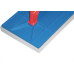 Desempenadeira Pvc Zumplast 21X34 Com Espuma Azul 2393