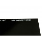 Vidro Retangular Escuro Mascara Solda 12 8074 - Kit C/25 