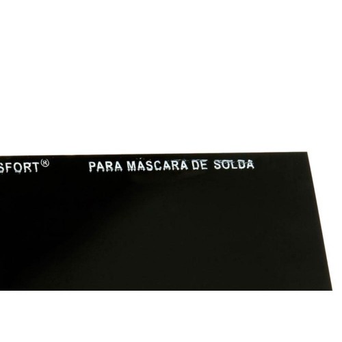 Vidro Retangular Escuro Mascara Solda 12 8074 - Kit C/25 