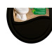 Assento Sanitario Herc Prime Almofadado Preto 2392