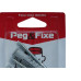 Cartela Bucha Fixacao 08+Parafuso Sextavado 3/16 X 60 Peg&Fixe Kit 6 Pecas Apsb/13