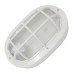 Luminaria Tartaruga Pvc Ilumi Oval Branca 16110