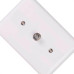 Conjunto Ilumi 4X2 Branco Com Placa(1Tomada Coaxial) 2553